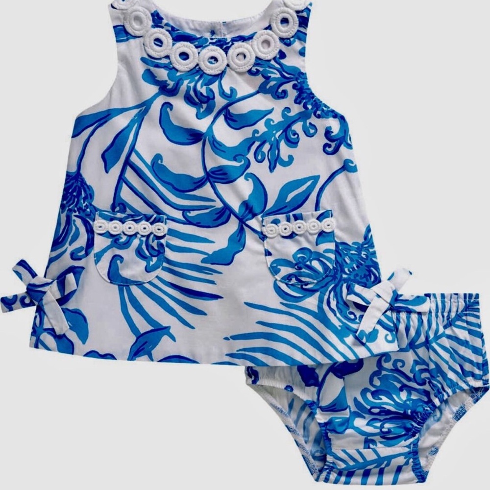 Lilly Pulitzer NWOT Diaper Set 6-12mo